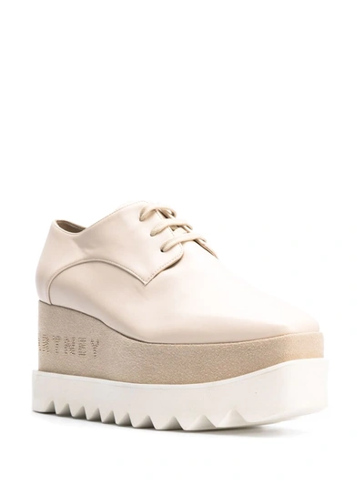Stella Mccartney Elyse Platform Brogues In Neutrals