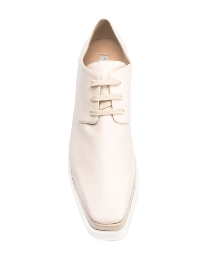 Stella Mccartney Elyse Platform Brogues In Neutrals