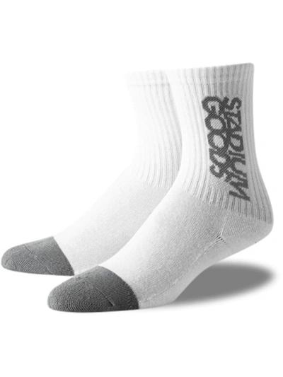 Stadium Goods Logo-print Crew Socks In White