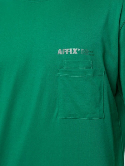 Shop Affix Logo Print Longsleeved T-shirt In Green