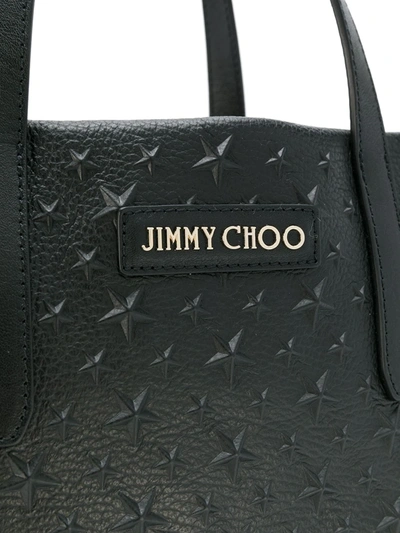 Jimmy Choo Small Sofia Star Studded Tote In Black