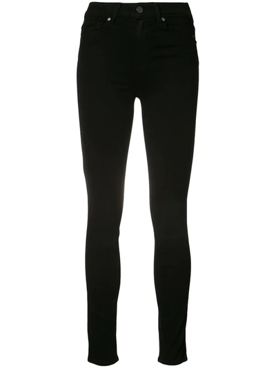 Shop Paige Margot Ultra-skinny High Rise Jeans In Black