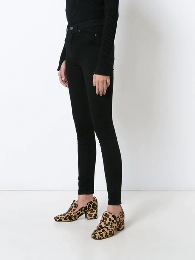 Paige Margot High-rise Crop Ultra Skinny Jeans In Black