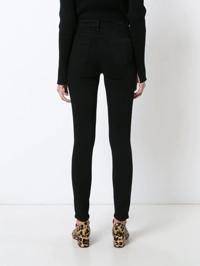 Shop Paige Margot Ultra-skinny High Rise Jeans In Black