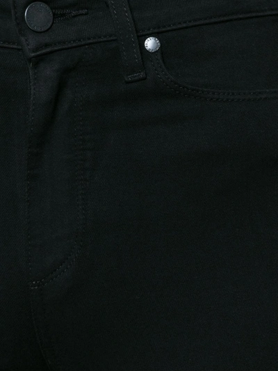 Paige Margot High-rise Crop Ultra Skinny Jeans In Black