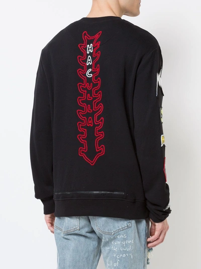 Shop Haculla Mad Max Sweatshirt In Black