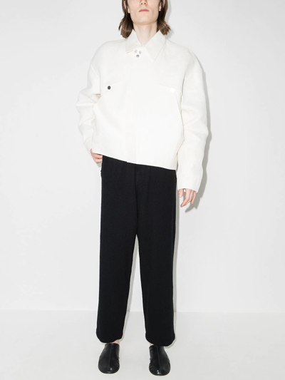 Undercover Loose-fit Wool Track Pants In Black