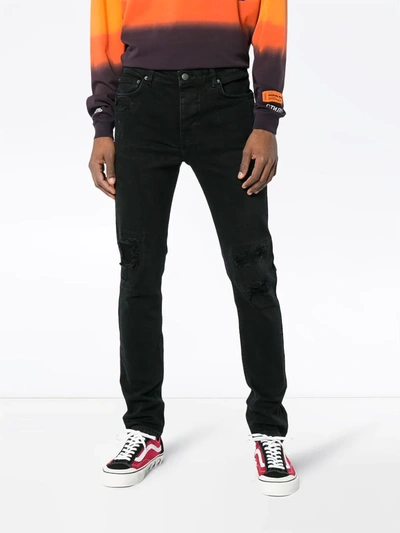 Ksubi Chitch Krow Slim-fit Jeans In Black