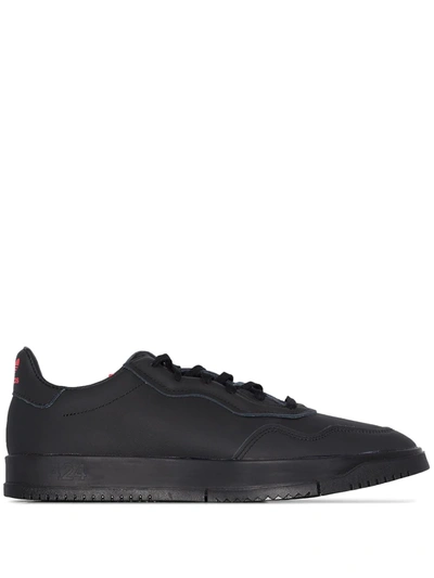 Shop Adidas Originals X 424 Sc Premiere Leather Sneakers In Black