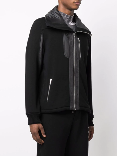 Shop Gmbh Padded Zip-up Jacket In Black