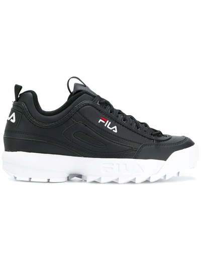 Shop Fila Disruptor Sneakers In Black