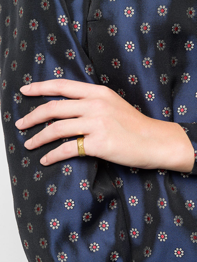 Alighieri Dante's Shadow Band Ring In Gold