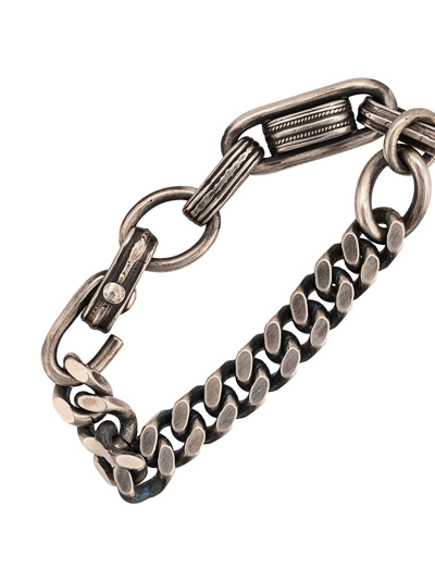 Shop Werkstatt:münchen Chunky Chain Bracelet In Silver