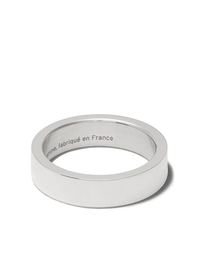 Shop Le Gramme Le 7 Grammes Ribbon Ring In Silver