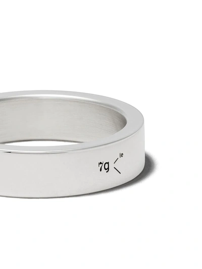 Shop Le Gramme Le 7 Grammes Ribbon Ring In Silver