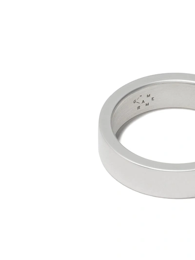 Shop Le Gramme Le 7 Grammes Ribbon Ring In Silver