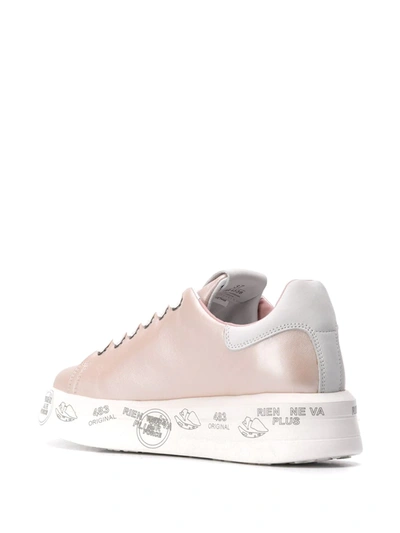 Shop Premiata Belle Low-top Sneakers In Pink