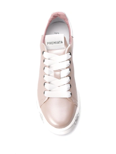 Shop Premiata Belle Low-top Sneakers In Pink