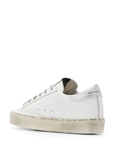 Shop Golden Goose Star Sneakers In White