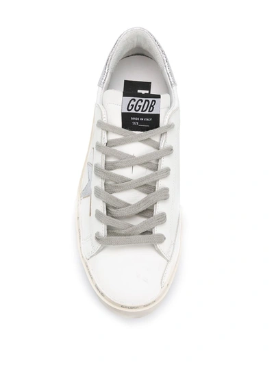 Shop Golden Goose Star Sneakers In White