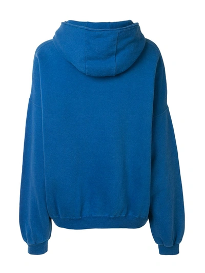 Pre-owned Chanel 1990s Logo Print Sweatshirt In Blue