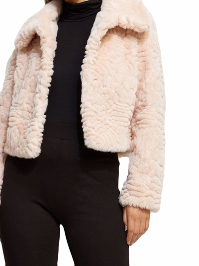 Shop Unreal Fur Lily Faux Fur Jacket In Rosa
