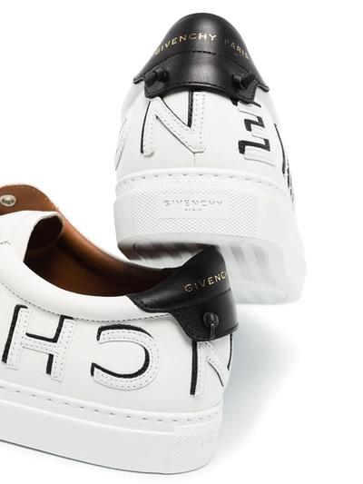 Shop Givenchy Urban Street Reverse Logo Sneakers In White