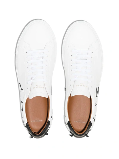 Shop Givenchy Urban Street Reverse Logo Sneakers In White