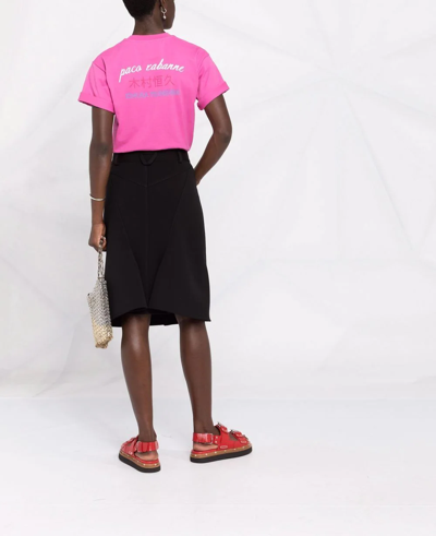 Rabanne X Kimura Tsunehisa Crewneck T-shirt In Rosa