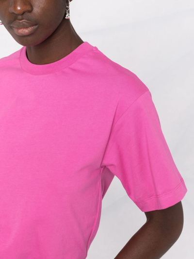 Shop Rabanne X Kimura Tsunehisa Crewneck T-shirt In Rosa