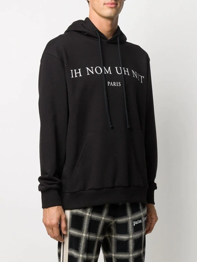 Ih Nom Uh Nit Logo Hooded Sweatshirt In Black