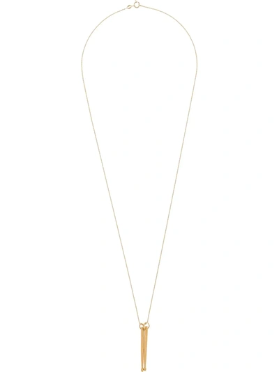 Shop True Rocks Brad Drumsticks Necklace In Gold