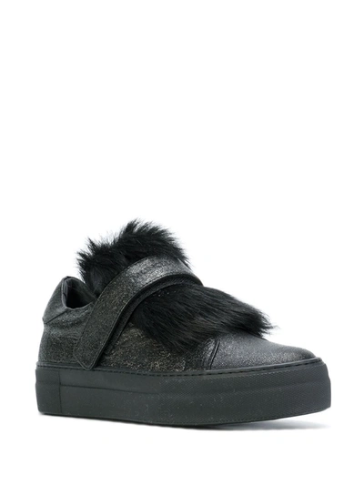 Shop Moncler Victoire Sneakers In Black