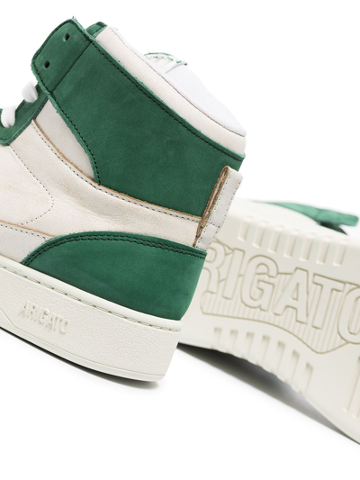 Shop Axel Arigato Dice High-top Sneakers In 绿色