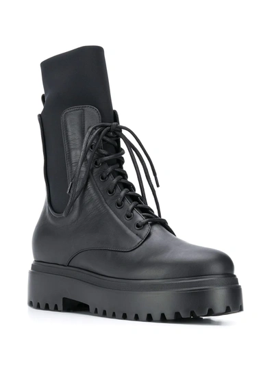 Le Silla Ranger Leather Ankle Boots In Black