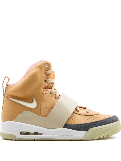 Shop Nike Air Yeezy "net" Sneakers In Neutrals