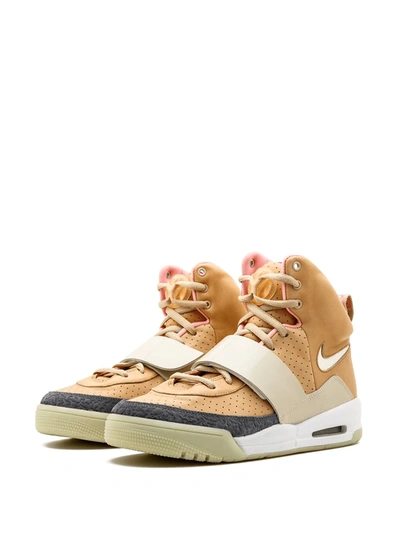 Shop Nike Air Yeezy "net" Sneakers In Neutrals