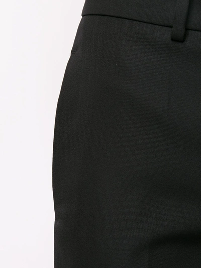 Shop Haider Ackermann High Rise Slim Fit Trousers In Black