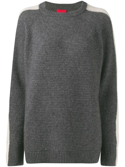 Shop Cashmere In Love Morgan Fine Knit Jumper In Grey