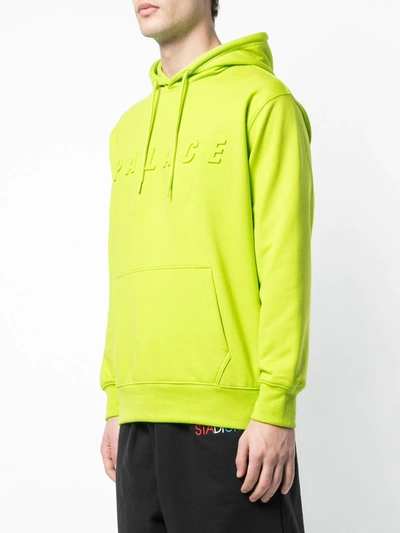 Shop Palace P-a-l 3d Logo Hoodie In Green