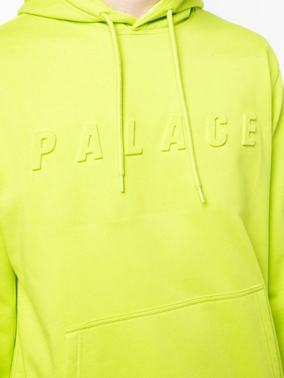 Shop Palace P-a-l 3d Logo Hoodie In Green