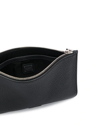 Shop Dolce & Gabbana Palermo Logo Plaque Belt Bag In Black