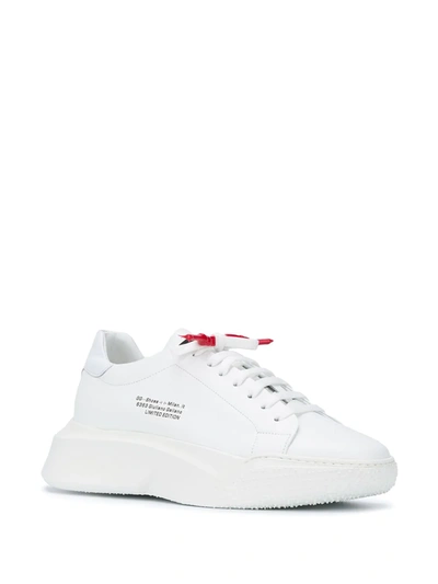 Giuliano Galiano Nemesis Lace-up Sneakers In White