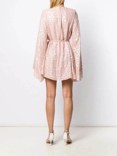 Shop Stella Mccartney Animal Print Dress In Pink