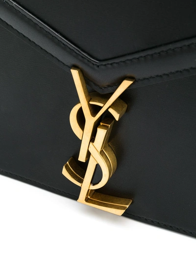 Saint Laurent Cassandra Monogram Shoulder Bag In Black