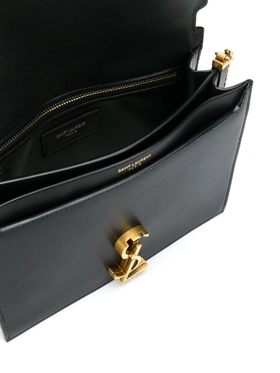 Saint Laurent Cassandra Monogram Shoulder Bag In Black