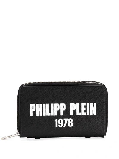 Shop Philipp Plein Continental Wallet In Black