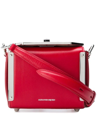 Shop Alexander Mcqueen Nano Box Bag In Red