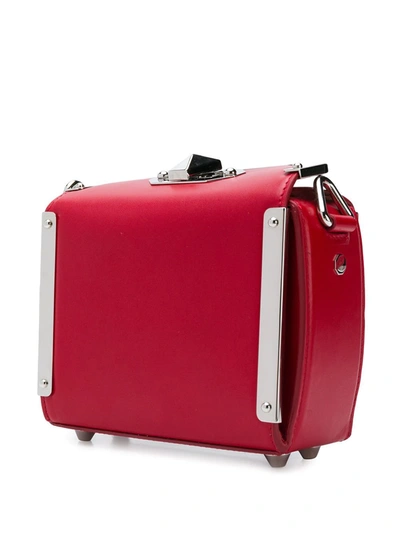 Shop Alexander Mcqueen Nano Box Bag In Red