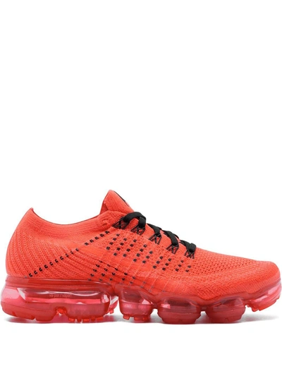 Shop Nike X Clot Air Vapormax Flyknit Sneakers In Red